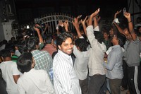 Pawan Fans Hungama at Sreeramulu Theatre